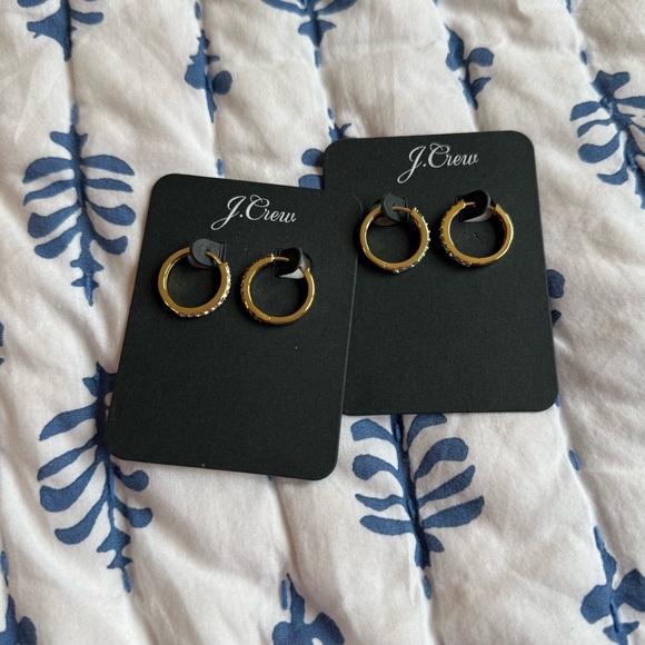 J Crew Huggie Earrings - Picture 2 of 3